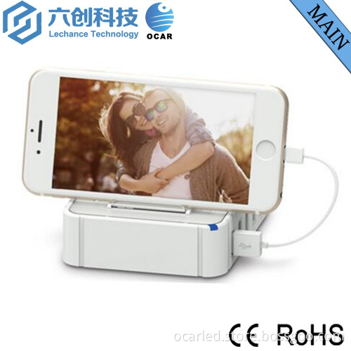 Lechance desk type mobile phone & tablet charger USB charging station